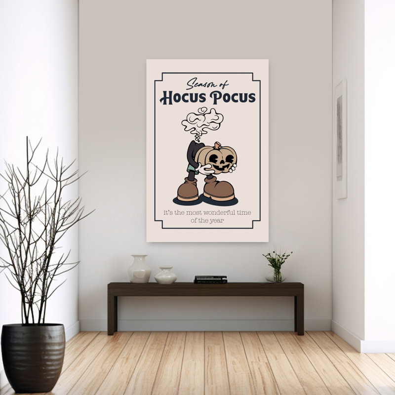 Hocus Pocus Halloween Season Classic rétro Vintage Autumn Wall Art Print, H 60 po x l 40 po