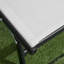 Fauteuil de piscine inclinable avec roulettes - 5 réglages réglables, blanc crème pour les chaises de jardin et de patio