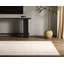 Tapis rayé crème / gris Vibe By Orren Ellis-337940655