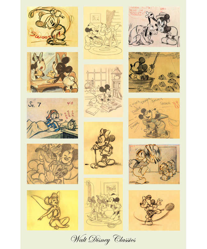 Disney Classics, 24" H x 16" W