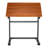 Drafting Table, Adjustable 0°–90° Tilt Drawing Desk, Portable Artist Table with Black H-Frame and Brown Desktop, Wooden Painting Desk Craft Workstation for Reading, Writing, Crafting, Meeting