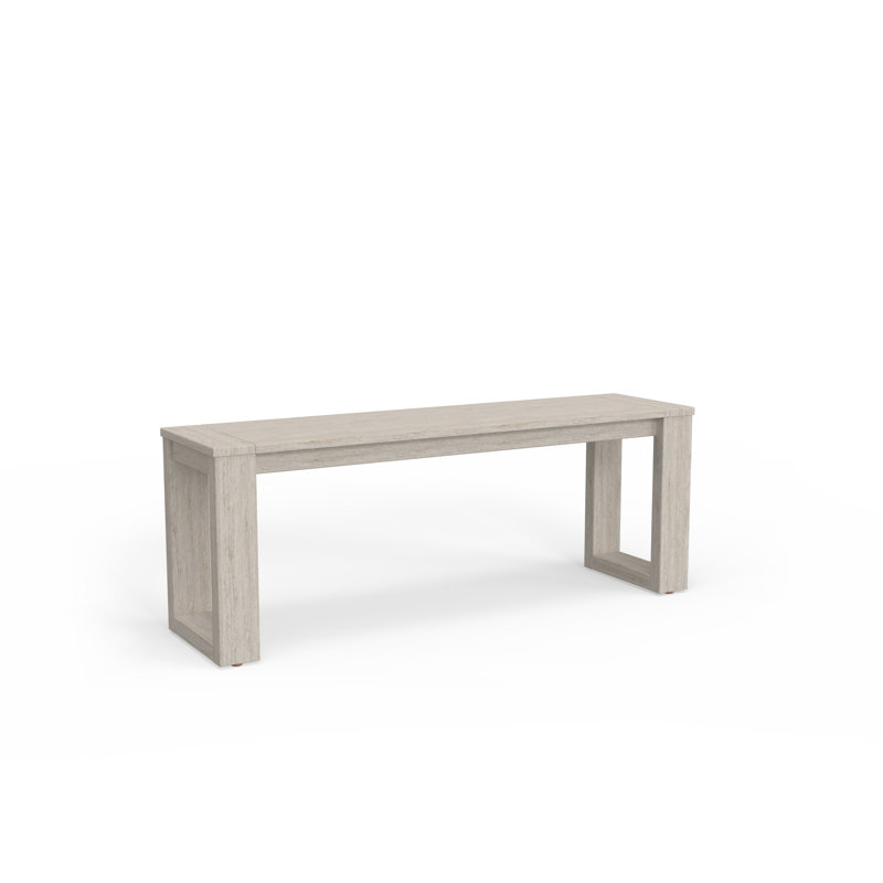 Calla Dining Bench, Seashell