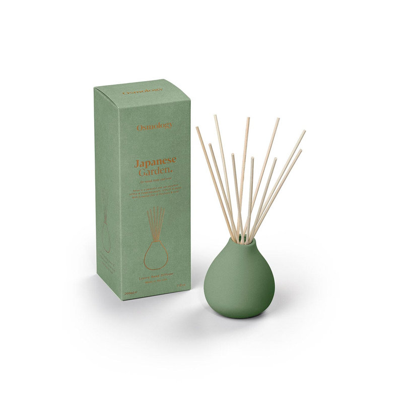 Diffuseur japonais de roseaux de jardin - pomme grenade et musc