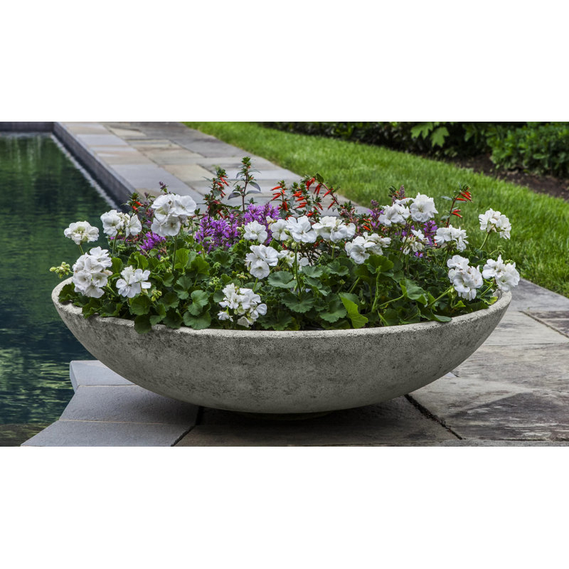Pot à fleur en pierre Zen Bowl, Pierre alpine