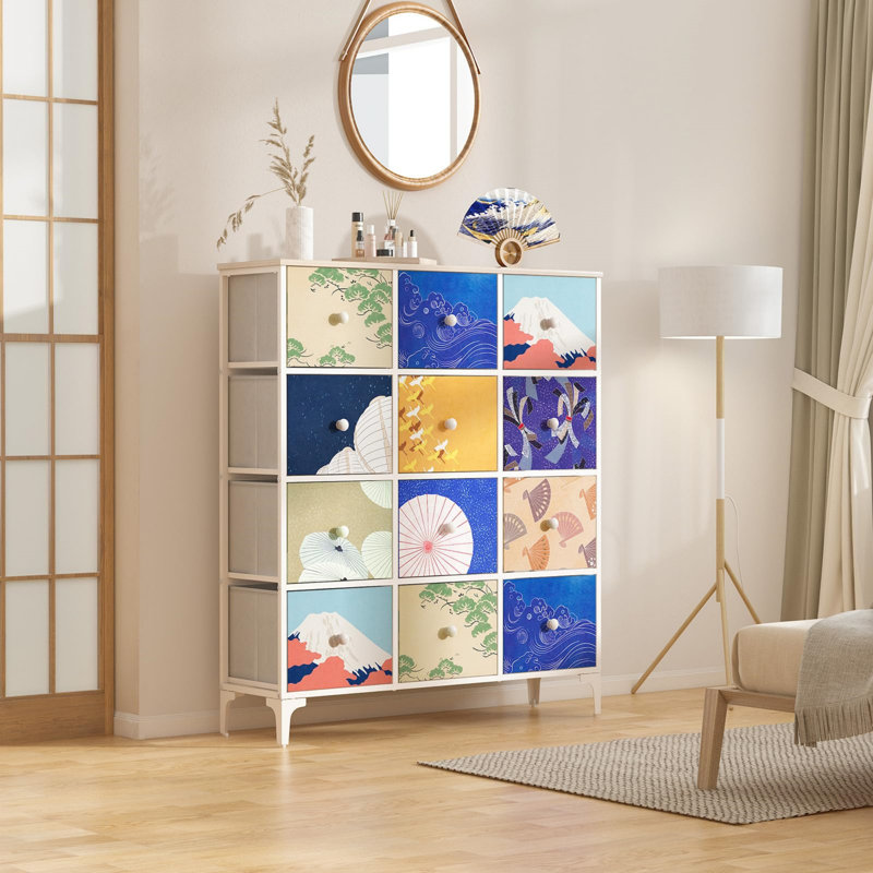 100 cm W Chest of 12 Drawers