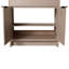 Meuble-lavabo de 36 pouces avec lavabo en résine blanche et porte d'armoire à fermeture en douceur - Ameublement Element-130597491