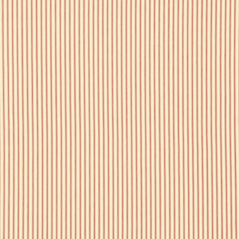 Wellfleet Ticking Stripe Fabric, Regatta Red