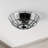 Glass Semi Flush Mount