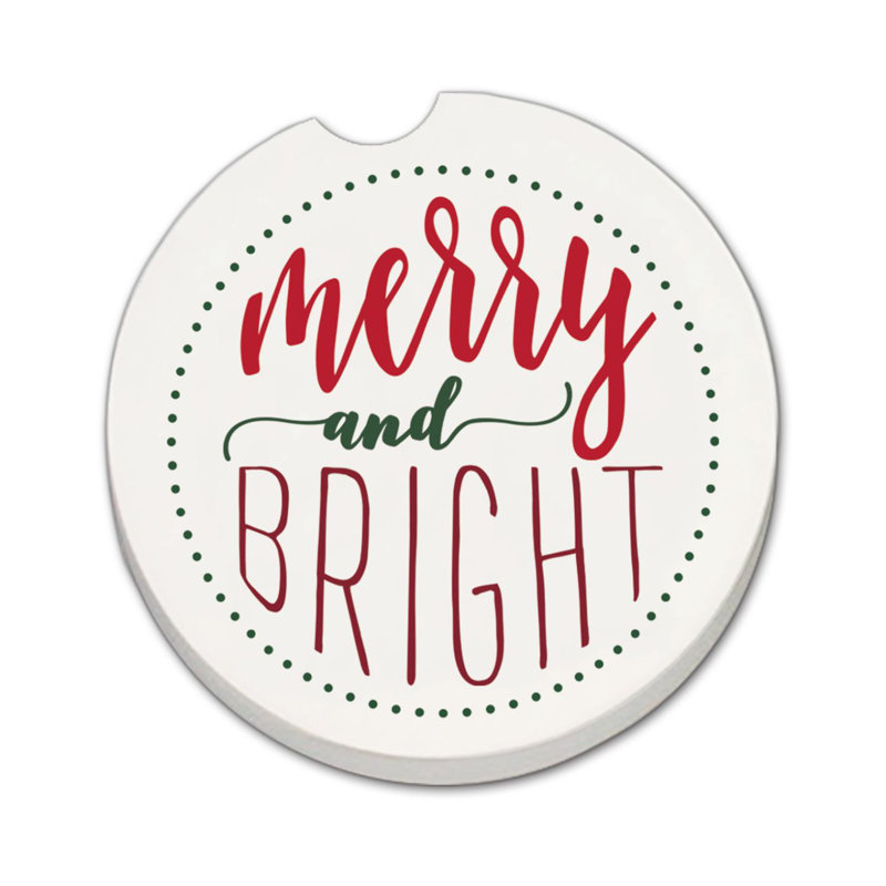 Porte-gobelet rond Merry & Bright