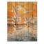 Mouettes au lever du soleil II - Décoration murale en bois d'oiseau - sur bois de pin naturel-15373588