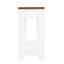 Console en bois de pin classique avec tiroirs et tablette pour une utilisation polyvalente