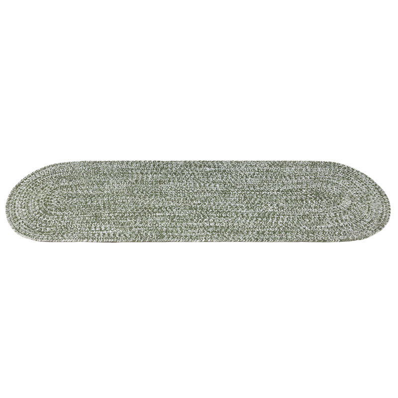 Kaden Camouflage Hand Woven Indoor / Outdoor Area Rug Set, Oval 60 x 200cm