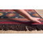 Tapis rouge foncé / bleu marine / blé Mystica-49397012