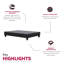 Base de lit tapissier Modern Bed, base de lit en bois, base de lit-390333378