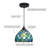 Backler 1 - Light Black Single Pendant-748456987