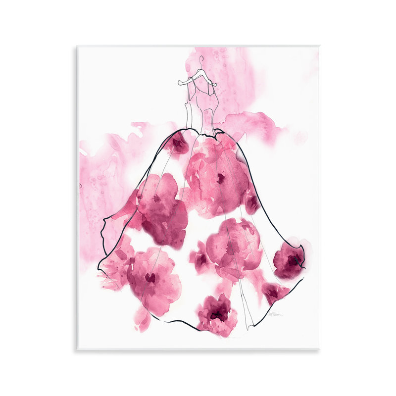 «Allure Flower Dress Abstraction», plaque murale, design par Carol Robinson