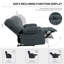 Fauteuil inclinable avec massage et vibration chauffante-1010707981