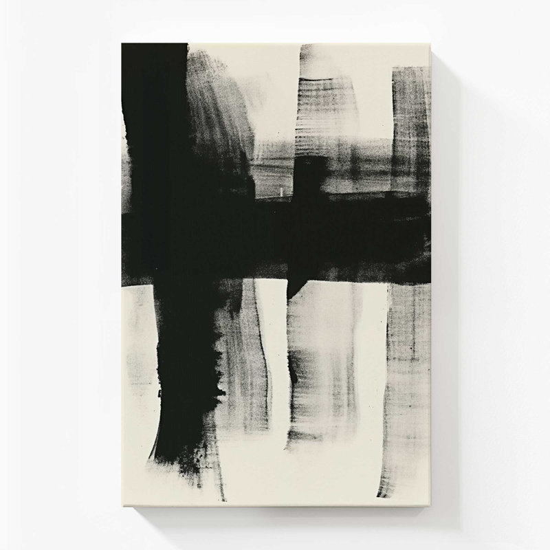 Toile roulée gris anthracite Whisper II, Stretched Canvas, 72" H x 48" W x 1.25" D