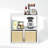 Furinno Cubic Open Back Multipurpose Clothing & Closet Storage Organizer Shelf, 4-Cube-182364509