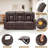 Reclining Loveseat With Cup Holders&side Pockets-376724647