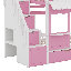 Lit superposé de style château-508657663-508657648