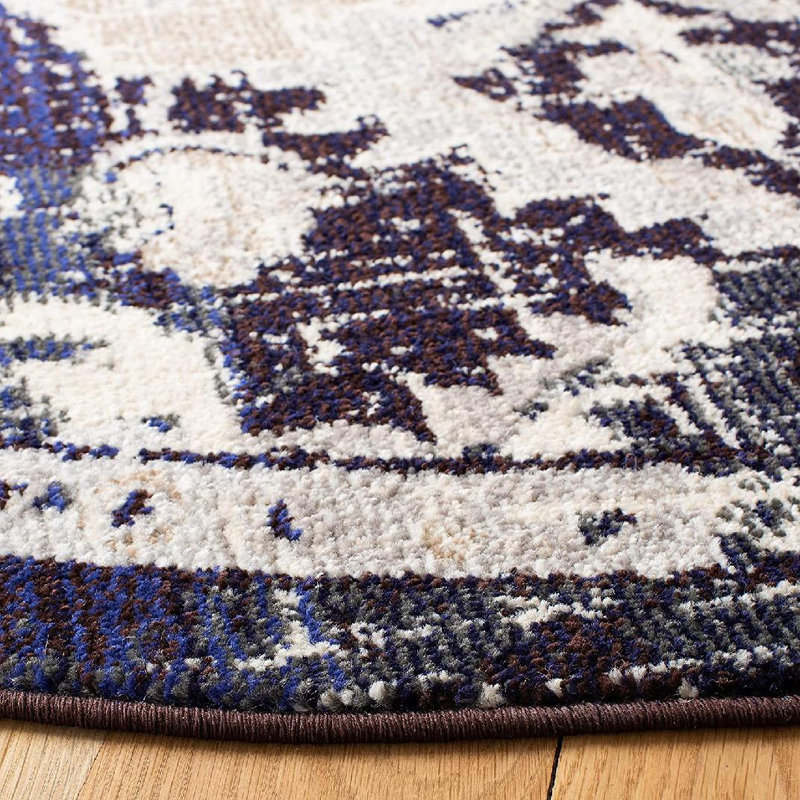 Madison Performance Oriental Rug, Round 6'7"