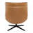 Delana Top Grain Leather Swivel Lounge Chair-112574276