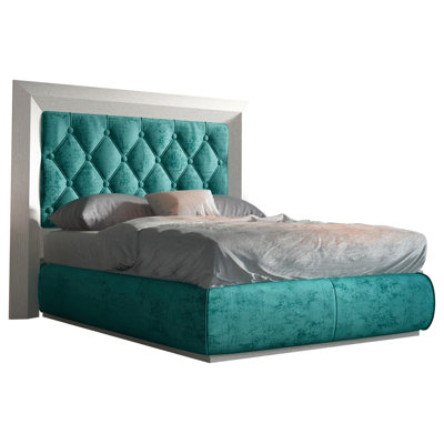 Upholstered Panel Bed