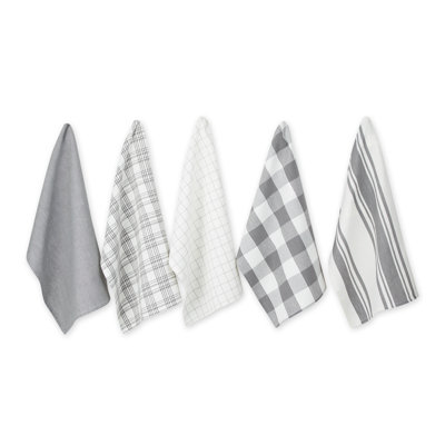 Cotton Plaid Waffle Dish Cloth Kitchen Towel