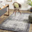 Tapis abstrait tissé à la machine Dunkley-70049226
