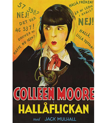 " Telephone Operator Hallaflickan "