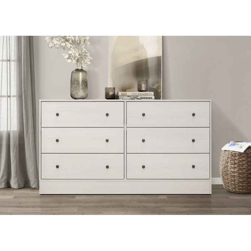 Commode double l 6,6 po Burkin, Beige-gris