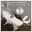 Fauteuil de salon multi-positions avec deux plateaux latéraux et un dossier inclinable pour les studios de massage et de tatoo, blanc-130603187
