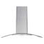 Streamline Borsari 36" 220 Cubic Feet Per Minute Ducted Wall Mount Range Hood with Baffle Filter and Light Included