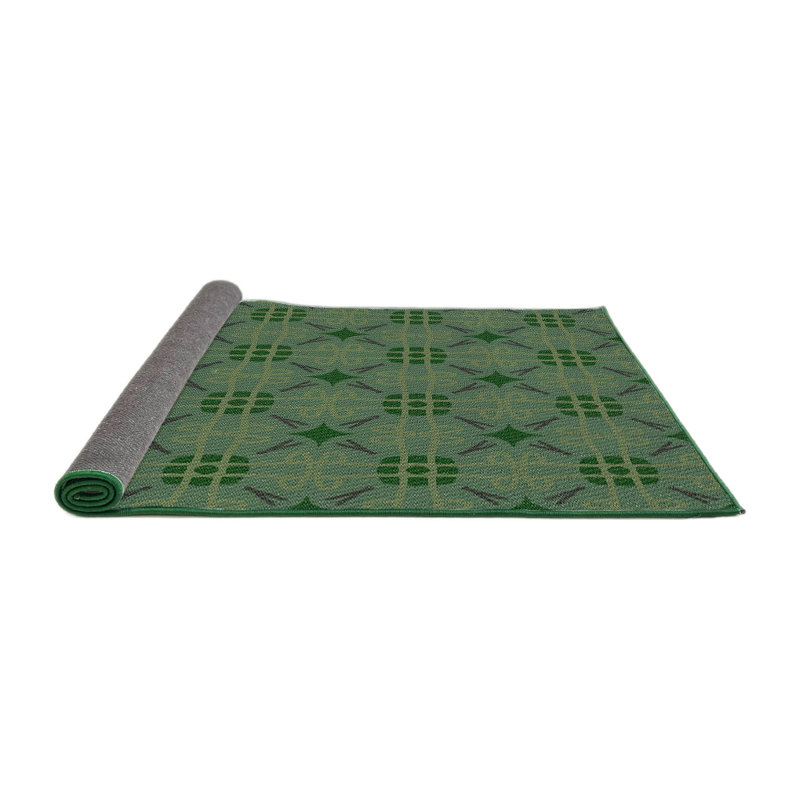 Geometric Indoor Rug, Round 7'