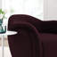 Fauteuil pivotant en velours Compose Performance