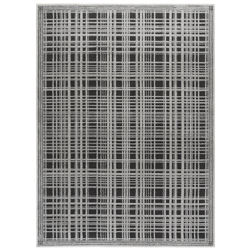 Tapis à motif écossais Lunara 304 Performance, Rectangle 8 pi 0 po x 10 pi 0 po