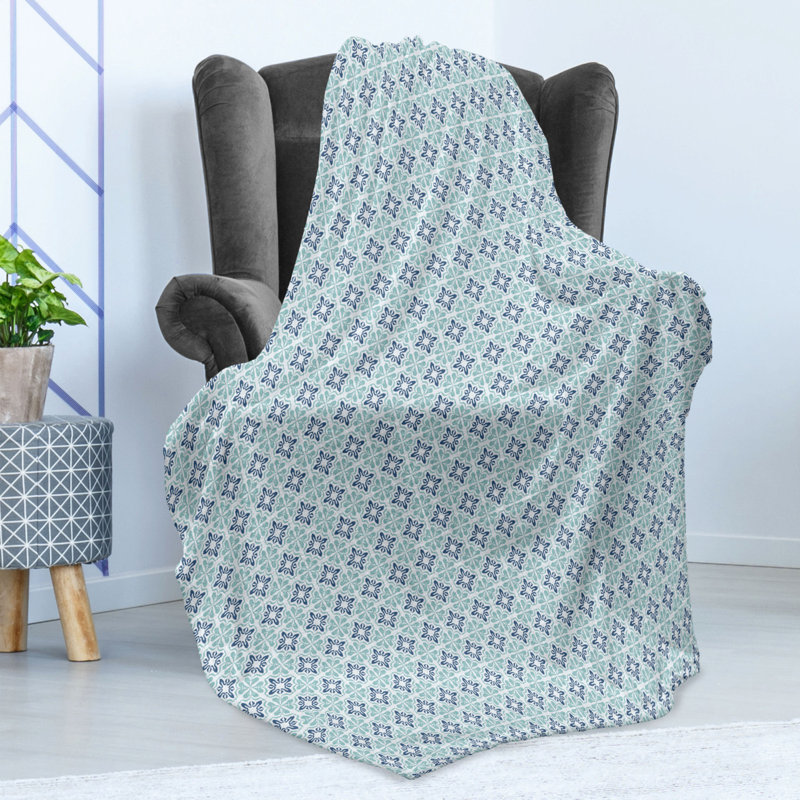 Hand Woven Throw Blanket, 60" W x 80" L