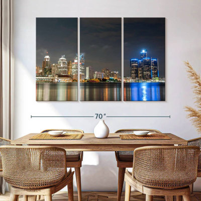 «Detroit Wall Art», reproduction d'art sur toile