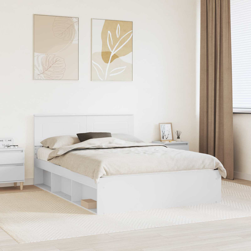Bed, European Double (140 x 200 cm), White