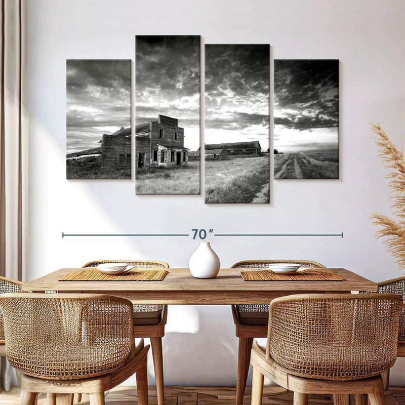Hitzel Prairie Ghost Town, 42" H x 68" W