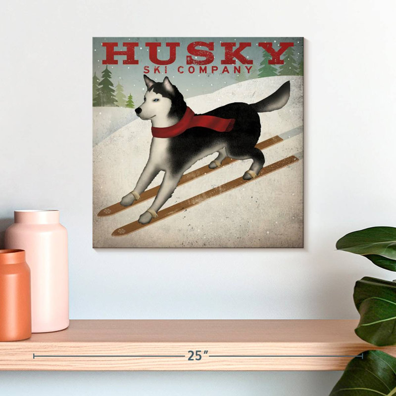 Crowle Husky Ski Company, H 16 po x l 16 po