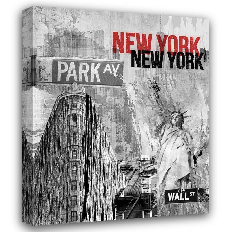 «Alcott Hill® Allen, Kimberly Gallery», art sur toile titré: NY Park Ave, H 34 po x l 28 po