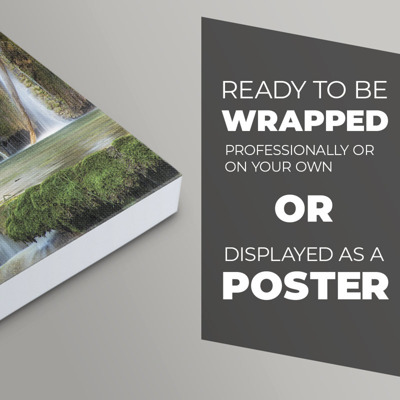 La Cascade -Canvas Print Only - NOT FRAMED