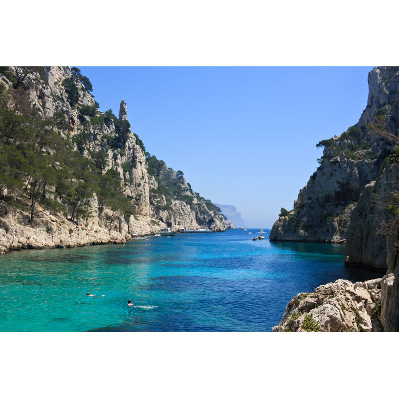 Les Calanques On Riviera by JohanSjolander - Wrapped Canvas Print, 30cm H x 46cm W