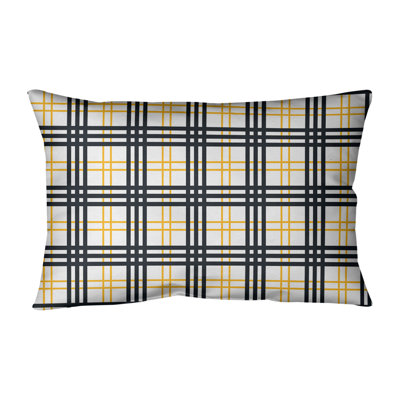 Plaid Reversible Throw Pillow