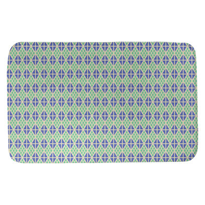 Tapis pour salle de bain diamants Leffel