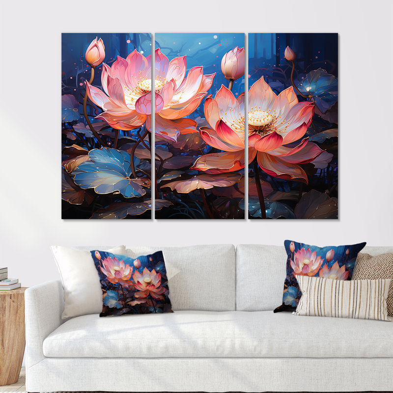 Ensemble de salon Bliss Unveilé Lotus I - Lotus, H 32 po x l 48 po x P 1 po
