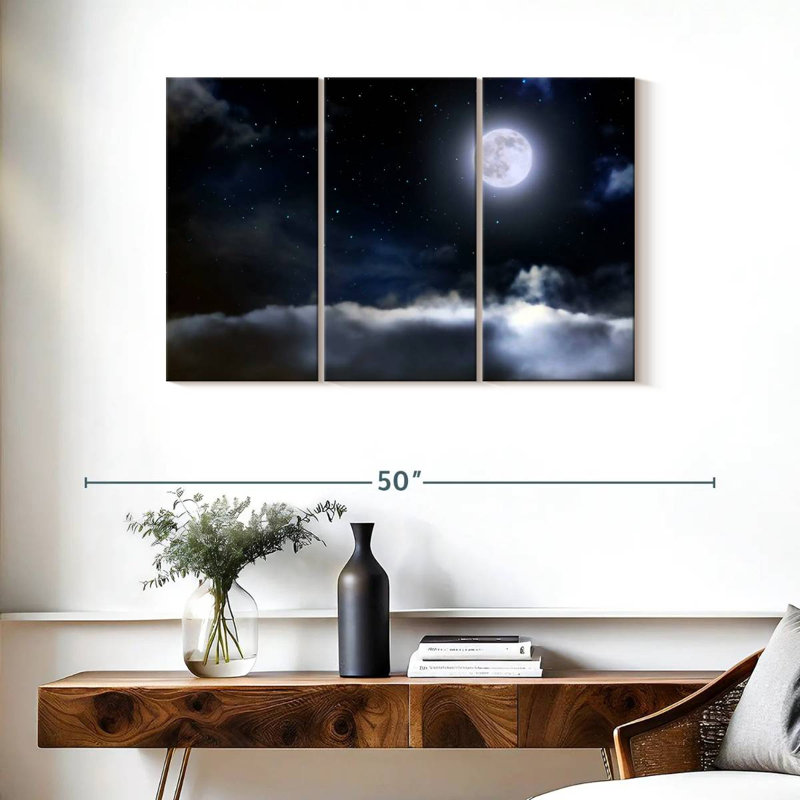 Oberle Glowing Moon, 24" H x 38" W