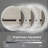 Hetem Round Crystal Bathroom LED Mirror Dimmable Wall Mounted LED Markup Mirror 3CCT-1262974293